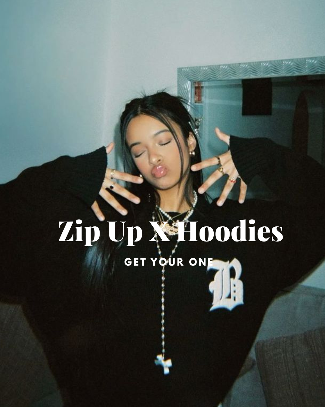 Zip Up X Hoodies