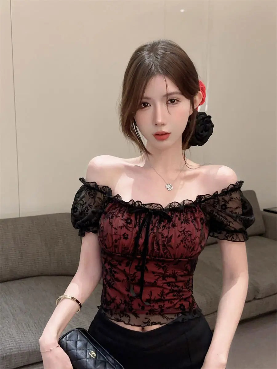 Crimson Spell Top