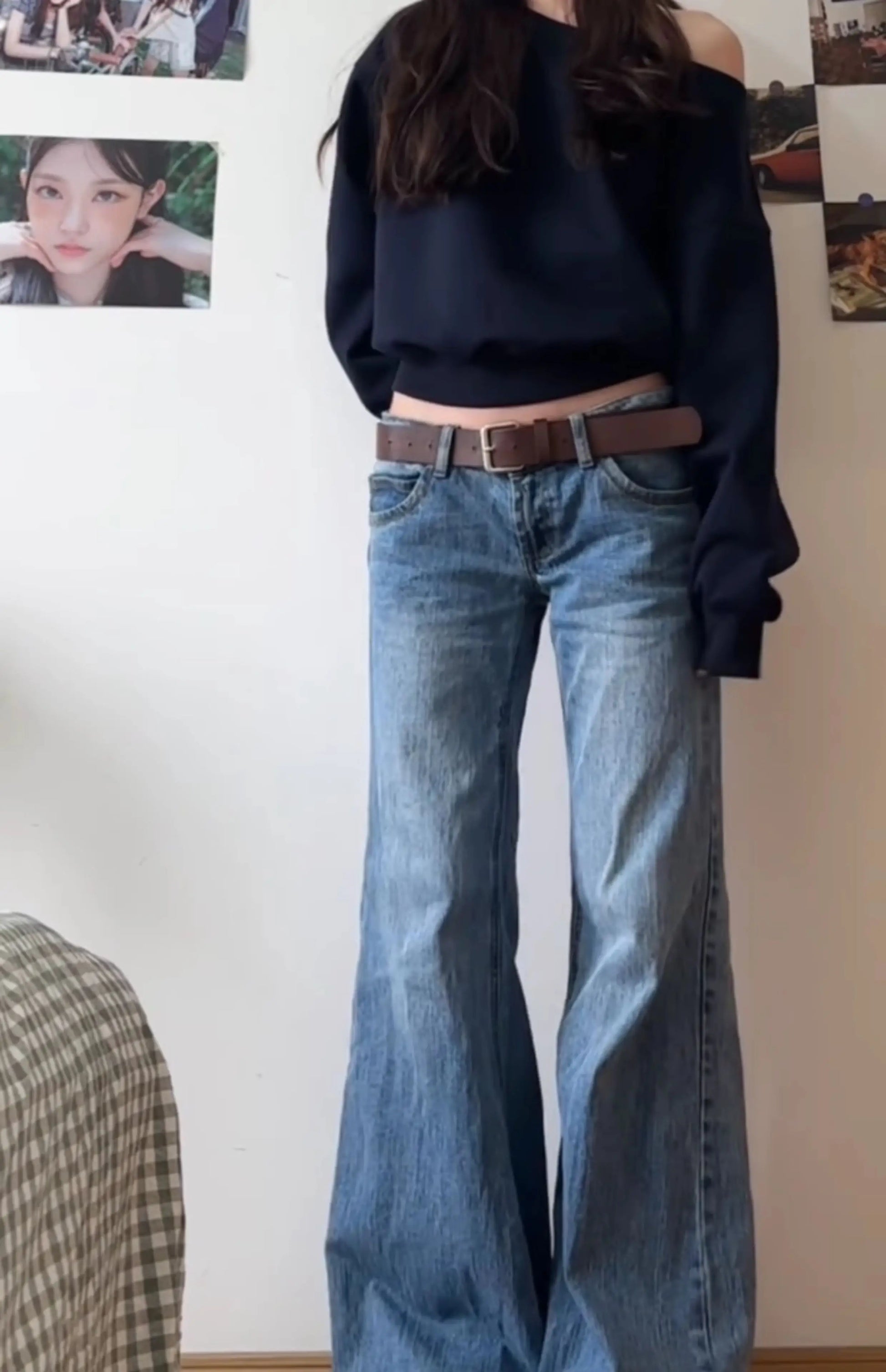 Baggy Flare Jean Japanese Y2K Streetwear
