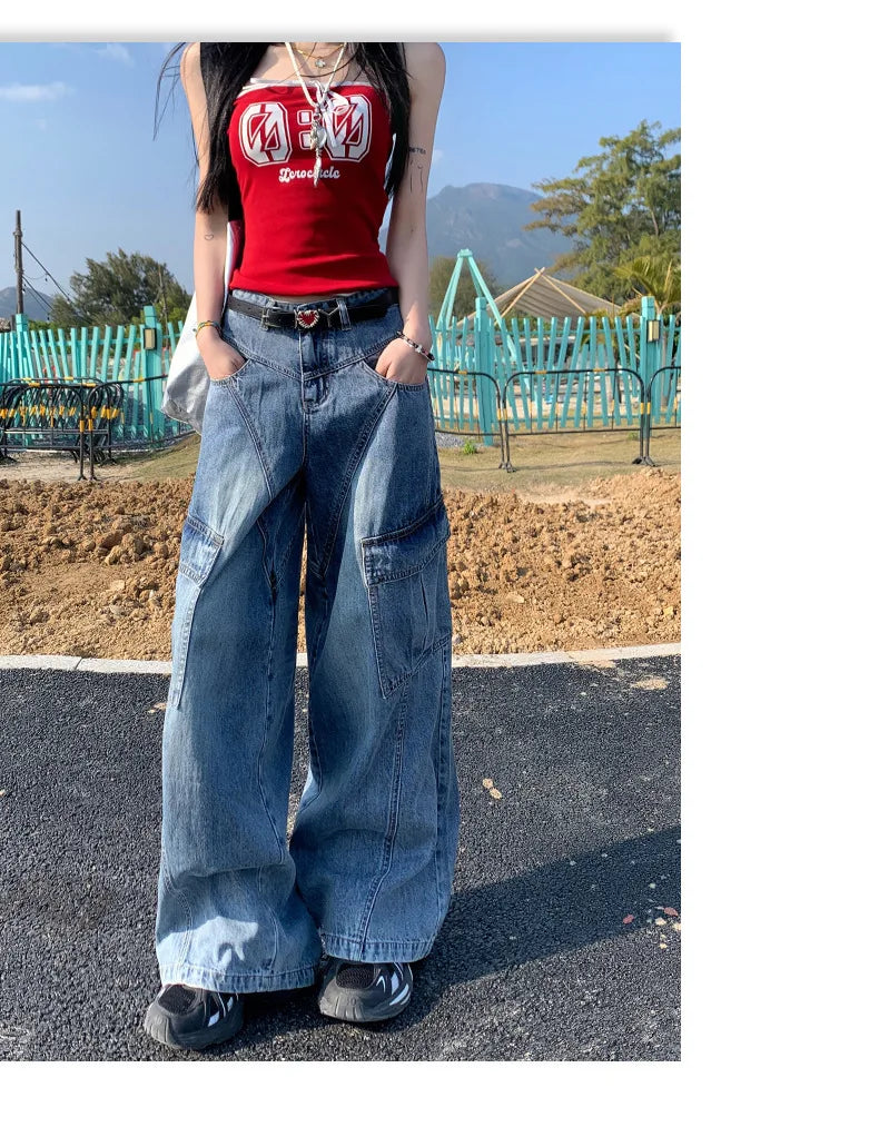 Y2K Wide Cargo Pants
