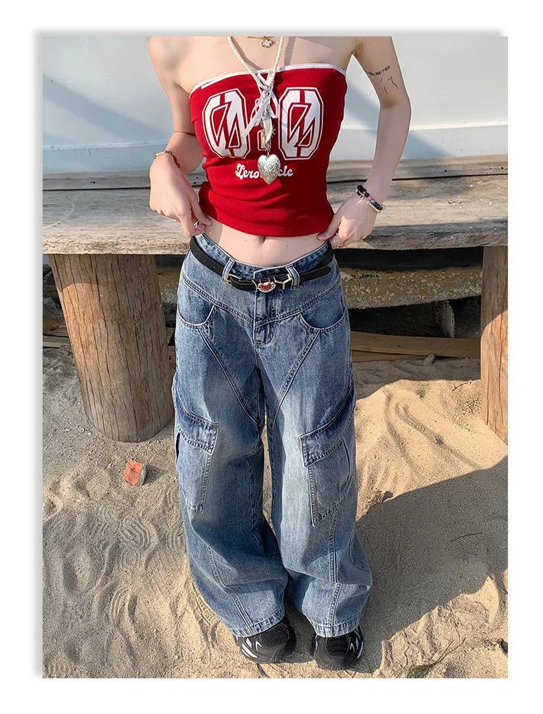 Y2K Wide Cargo Pants