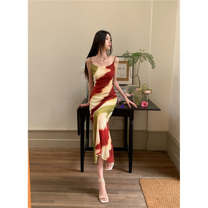Gradient Strap Dress