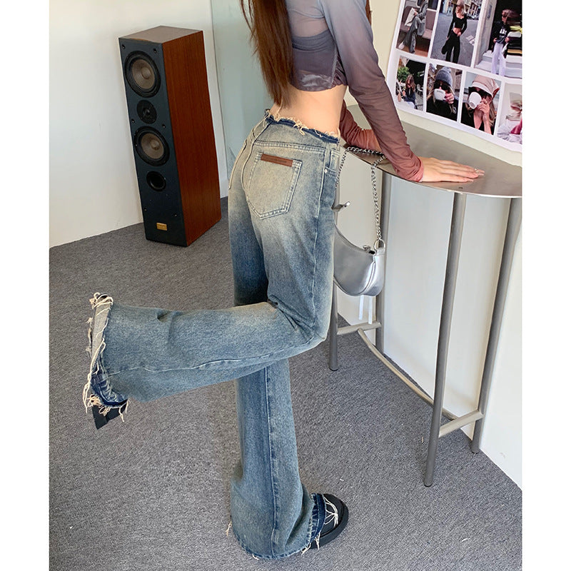 Y2K Washed Wide Leg Jeans