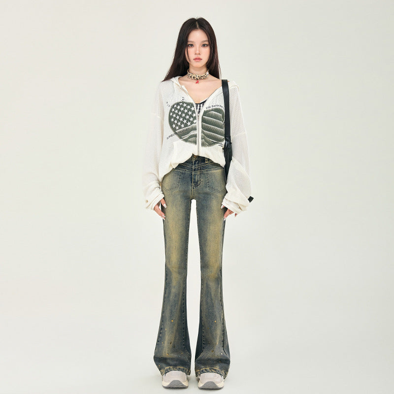 Y2K Flare Stretch Jeans