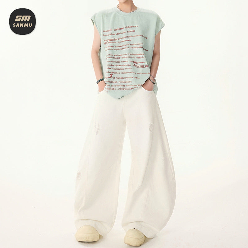 Korean Style Baggy Pants - Streetwear