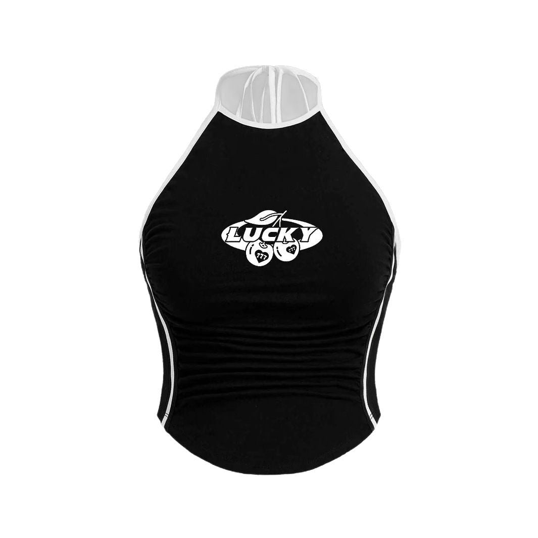 Luck Halter Crop Top Teen