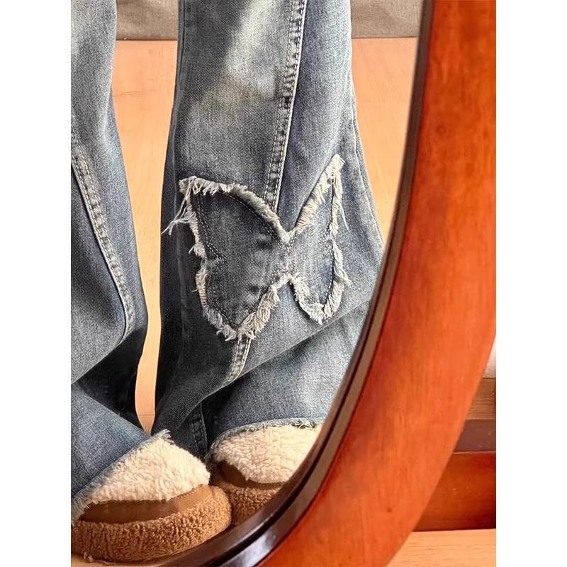 Butterfly - Y2K Flare Jeans