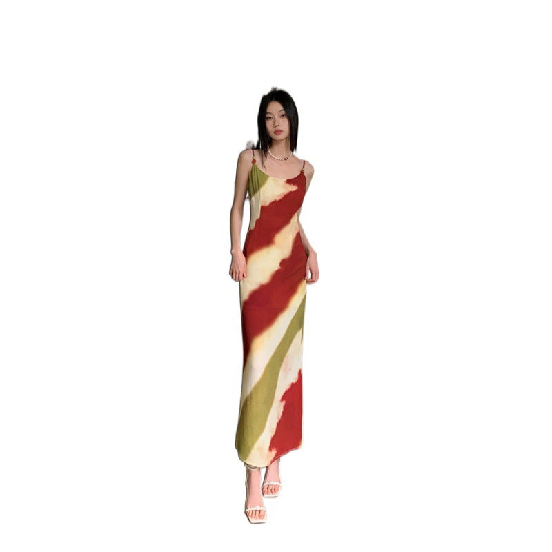 Gradient Strap Dress