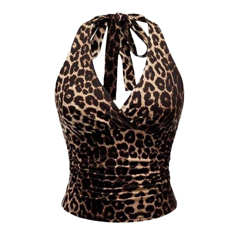 Leopard  Crop Top