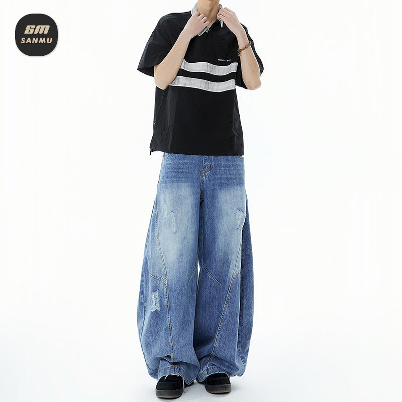Korean Style Baggy Pants - Streetwear