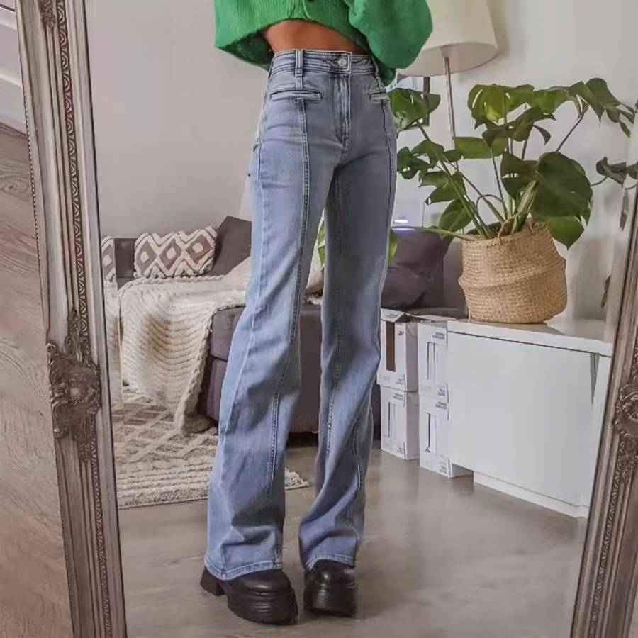 Star Patch Straight Jeans Teen