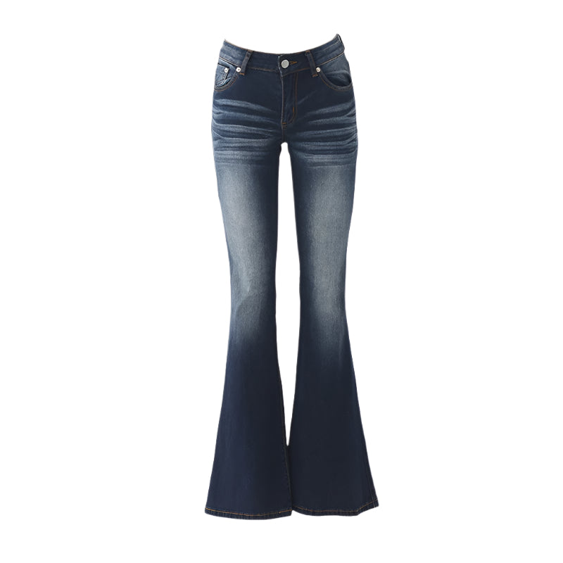 Dark Blue Flare Jeans