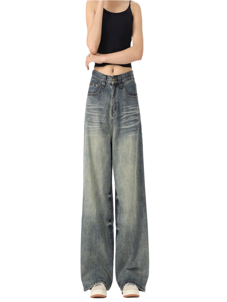 Vintage Washed Baggy Jeans