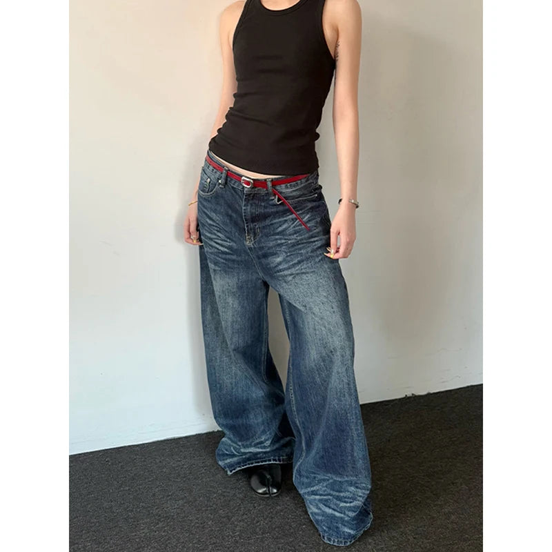 Dark Wash Baggy Vintage 2000s