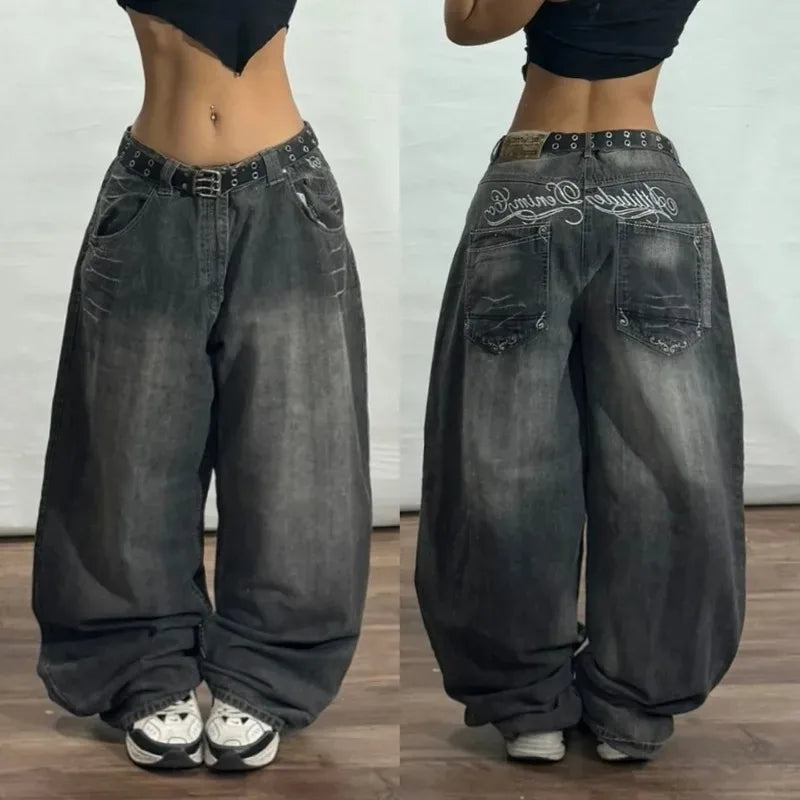 Y2K Fashion  Baggy Jeans Streetwear