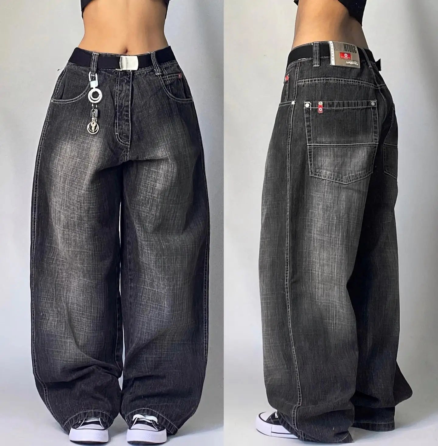 Y2K Fashion  Baggy Jeans Streetwear